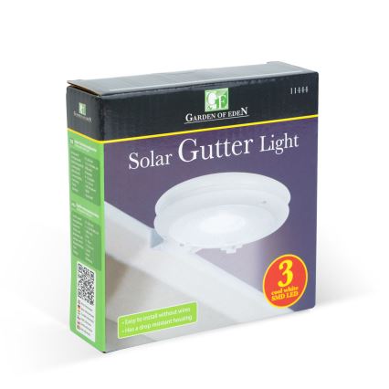 LED-Solar-Wandleuchte LED/1,2 V 1000 mAh IP44 weiß