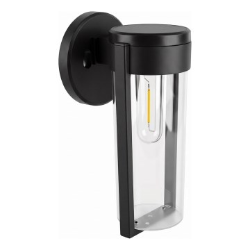 LED Solar-Wandleuchte LED/1W/3,7V 500 mAh IP65 schwarz