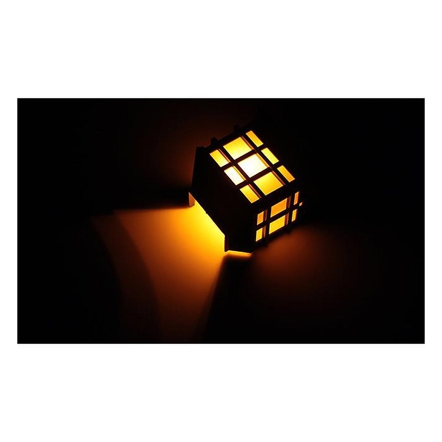 LED-Solar-Wandleuchte mit Dämmerungssensor LED/2V 70 mAh IP44