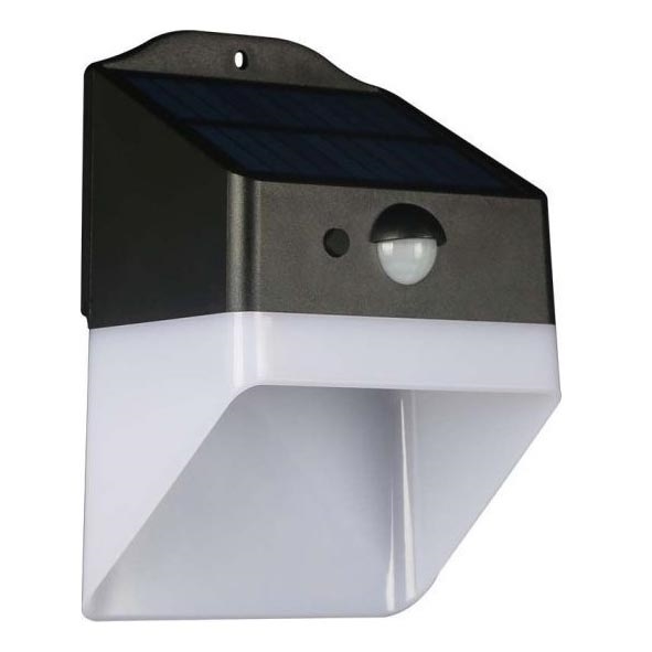 LED Solar-Wandleuchte mit Sensor LED/2W/3,7V 4000K IP65 1200 mAh