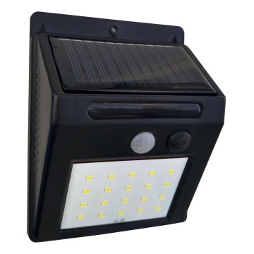 LED Solar-Wandleuchte mit Sensor LED/3W IP44