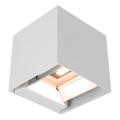 LED-Solar-Wandleuchte mit Sensor LED/9W/3,7V 3000/4000/5000K IP65 2600 mAh weiß