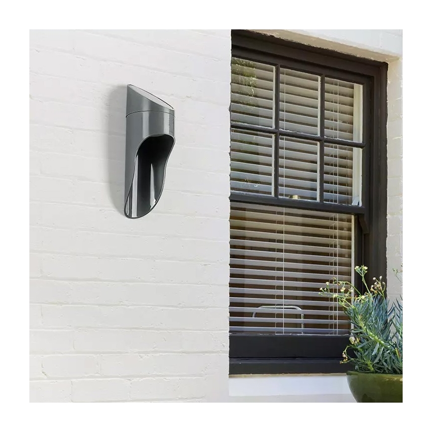 LED-Solar-Wandleuchte PALESA LED/1W IP65 grau