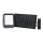 LED Solare per riflettore LED/15W/3,7V IP65 4000K 12000 mAh nero + telecomando