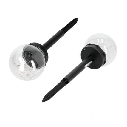 LED-Solarlampe GLEAM LED/1,2 V 3000 K IP44 40 mAh transparent/schwarz