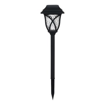 LED-Solarlampe LAWN, LED/1,2 V, 100 mAh, 3000 K, 44 cm, IP44, schwarz