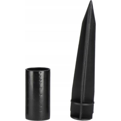 LED-Solarlampe LED/1,2 V 6500 K 200 mAh Ø 10 cm IP44 weiß/schwarz