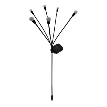 LED Solarleuchte 6xLED/1,2 V 300 mAh IP44 schwarz