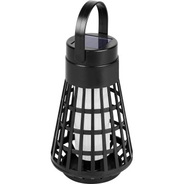 LED-Solarleuchte mit Sensor 2-in-1 LED/1W/3,7V IP54 300 mAh schwarz