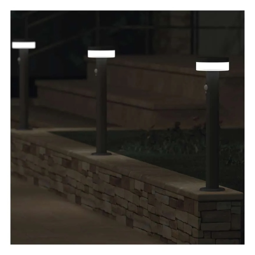 LED-Solarleuchte mit Sensor LED/2W/3,7V 1200 mAh IP44 50 cm