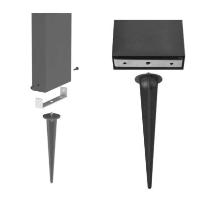 LED-Solarleuchte mit Sensor LED/4,4W/3,7V 2200 mAh IP44