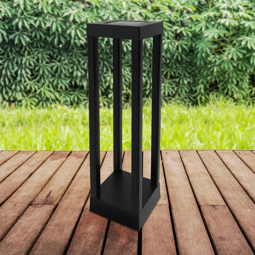 LED-Solarleuchte PALERMO LED/3,7V 500 mAh 46 cm IP44 schwarz