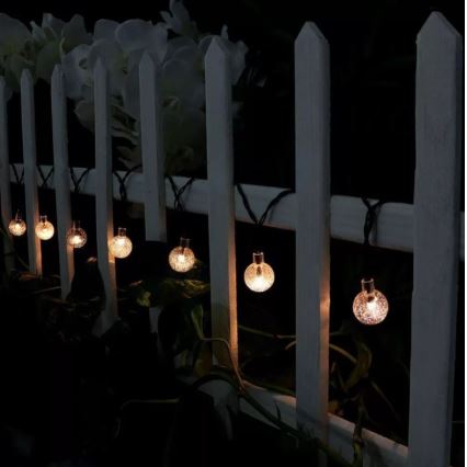 LED-Solarlichterkette 6,9m 50xLED/1,2V