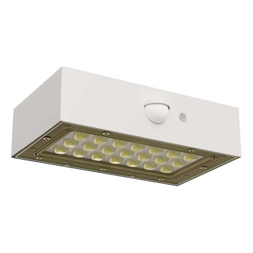 LED-Solarstrahler mit Bewegungssensor LED/3,7V 1200mAh 4000K IP65 weiß