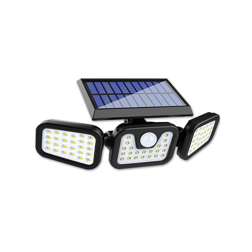 Flexibler LED-Solarstrahler mit Sensor LED/15W/3,7V IP54 4500K