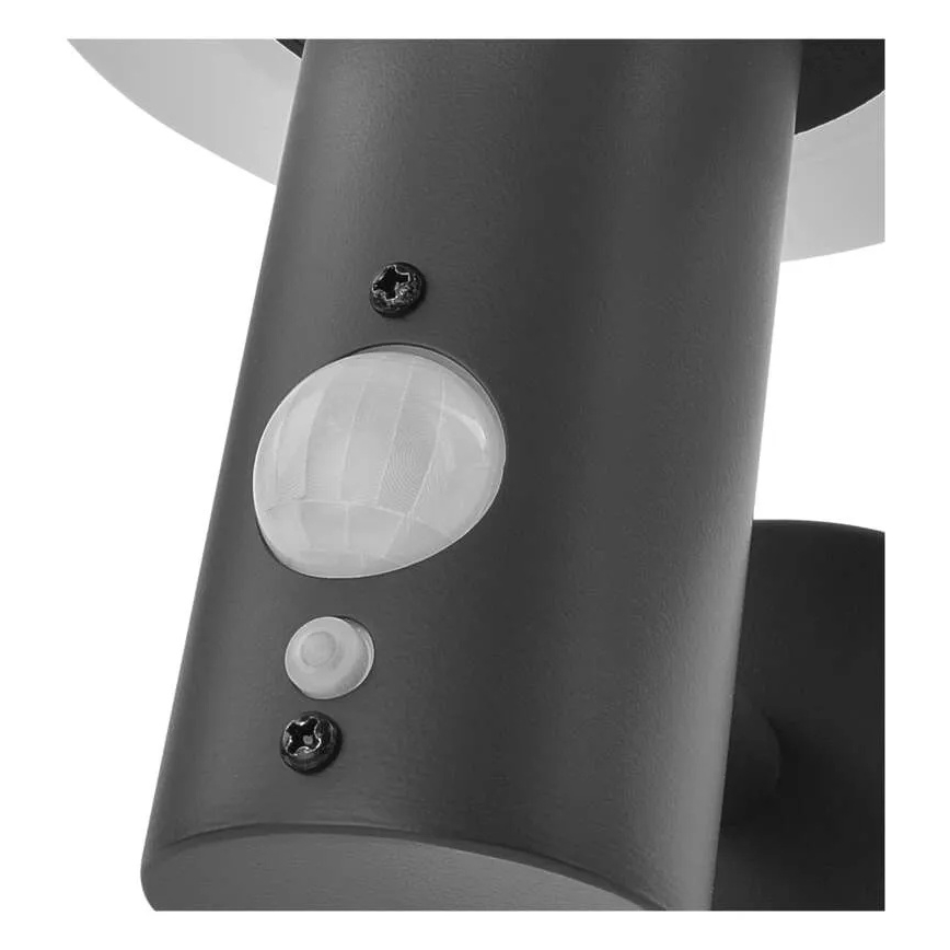 LED-Solarwandleuchte mit Sensor LED/2W/3,7V 1200 mAh IP44