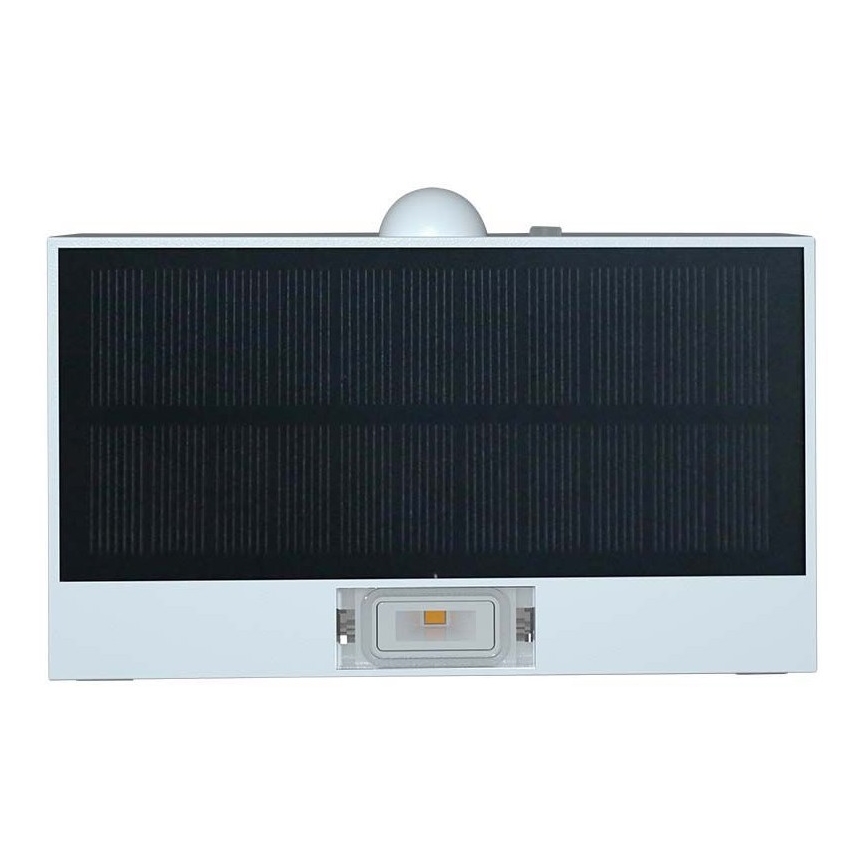 LED-Solarwandleuchte mit Sensor LED/3W/3,7V 3000K/4000K IP65 weiß