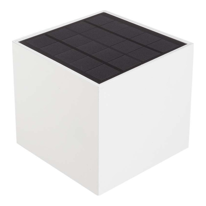 LED-Solarwandleuchte mit Sensor LED/3W/3,7V IP65 4000K weiß