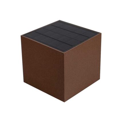 LED-Solarwandleuchte mit Sensor LED/9W/3,7V 3000/4000/5000K 2600 mAh IP65 braun