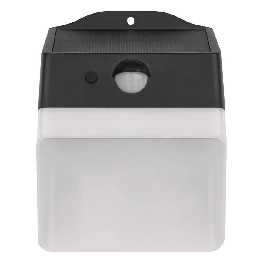 LED-Solarwandleuchte mit Sensor LUMI LED/3,7W IP65 schwarz