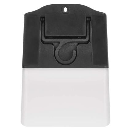 LED-Solarwandleuchte mit Sensor LUMI LED/3,7W IP65 schwarz