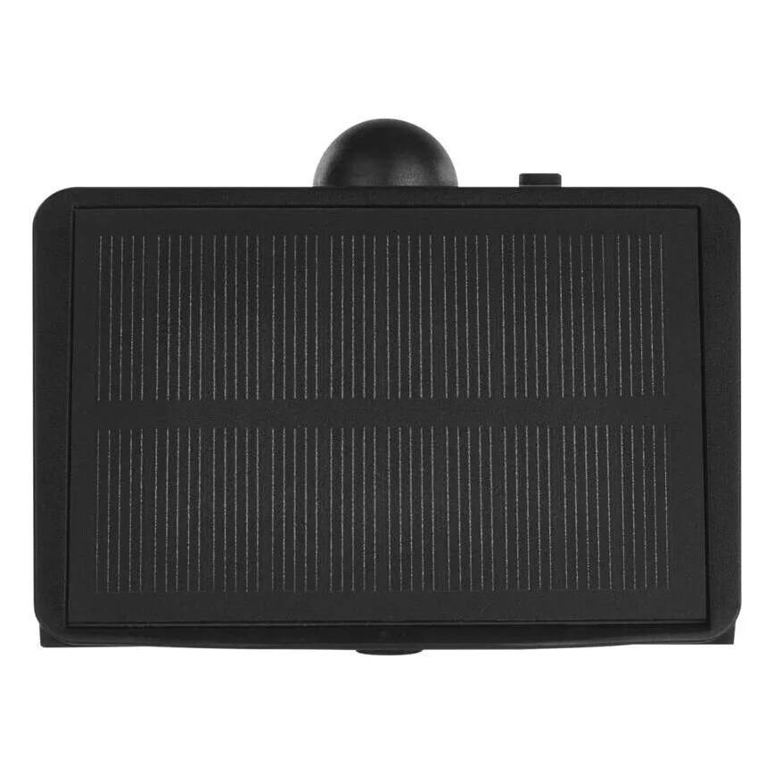 LED-Solarwandleuchte mit Sensor LUMI LED/3,7W IP65 schwarz