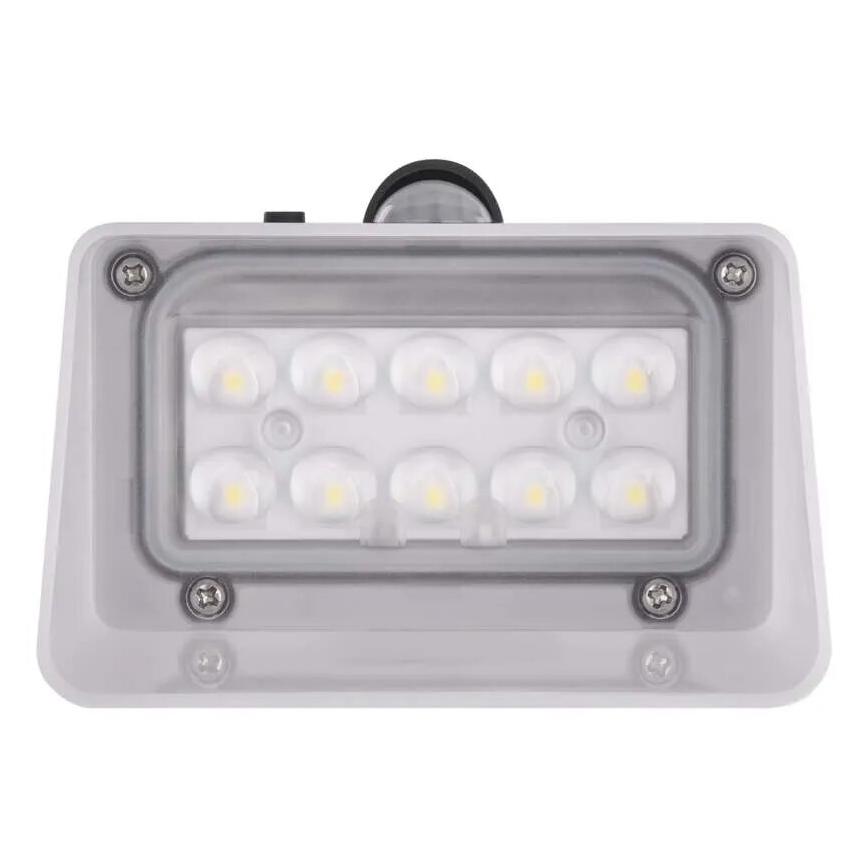 LED-Solarwandleuchte mit Sensor LUMI LED/3,7W IP65 schwarz