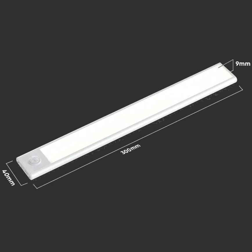 LED Sottopensile da cucina con sensore LED/1,5W/5V 4000K