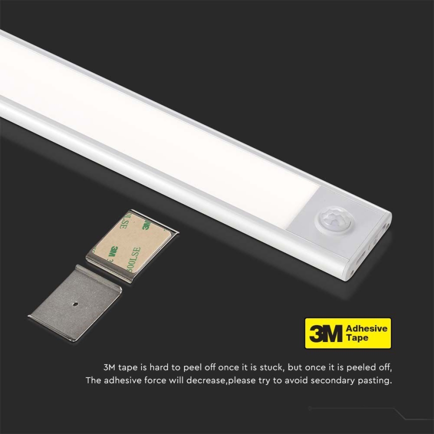 LED Sottopensile da cucina con sensore LED/2,5W/5V 4000K