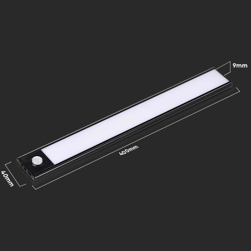 LED Sottopensile da cucina con sensore LED/2W/5V 4000K