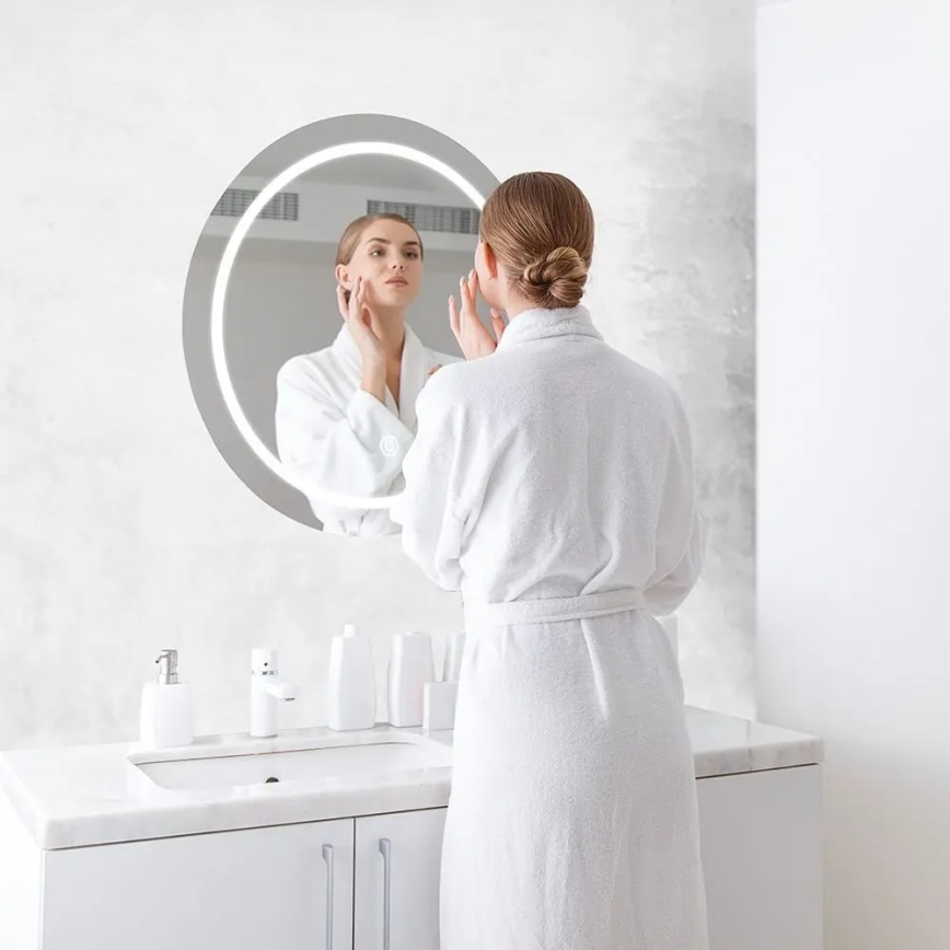 LED Specchio retroilluminato riscaldato per bagno LED/25W/230V IP44 3000K/4000K/6400K