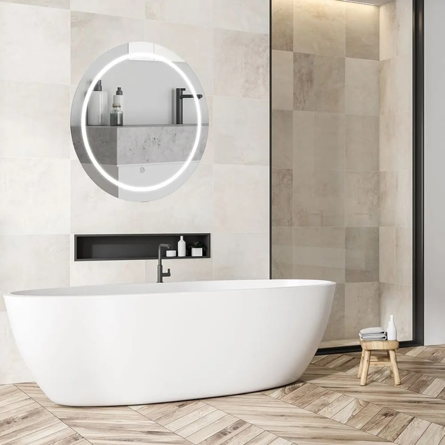 LED Specchio retroilluminato riscaldato per bagno LED/25W/230V IP44 3000K/4000K/6400K