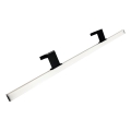 LED-Spiegelbeleuchtung für Badezimmer MIRROR LED/12W/230V 80 cm IP44 schwarz