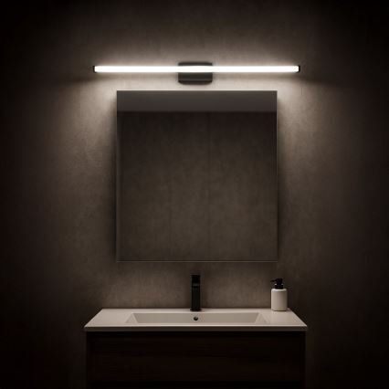 LED-Spiegelleuchte für Badezimmer MIRORE LED/10W/230V 60 cm IP44 schwarz