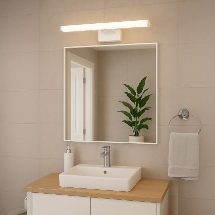 LED-Spiegelleuchte für Badezimmer MIRORE, LED/10W/230V, 60 cm, IP44, weiß