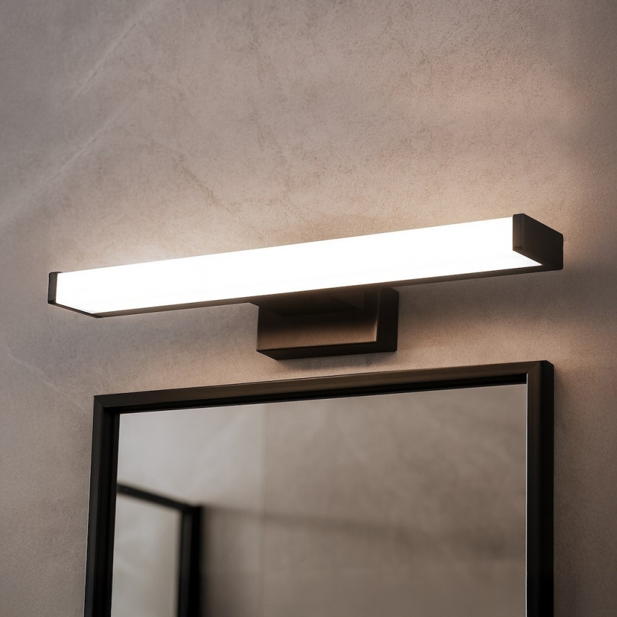 LED-Spiegelleuchte für Badezimmer MIRORE LED/5W/230V 30 cm IP44 schwarz