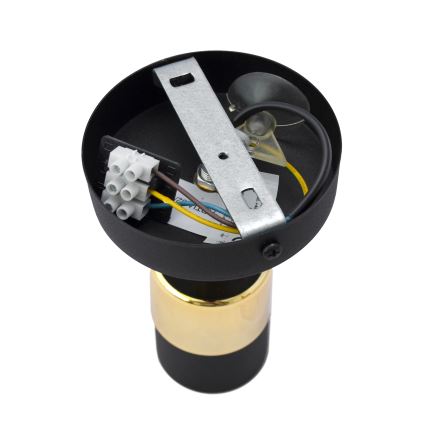 LED Spot mural LED TUBSSON 1xGU10/4,8W/230V noir/doré