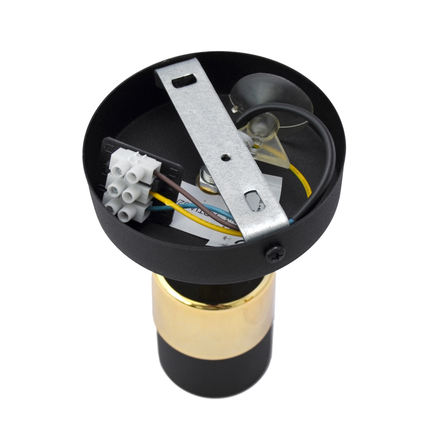 LED Spot mural LED TUBSSON 1xGU10/4,8W/230V noir/doré