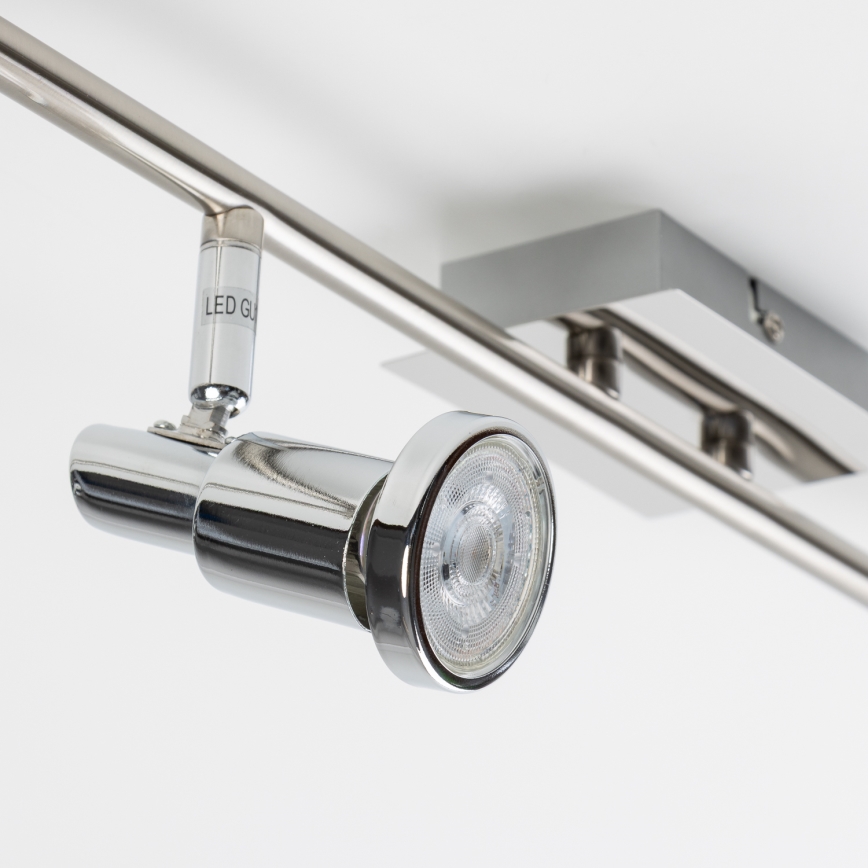 LED-Spotleuchte 6xGU10/5W/230V glänzender Chrom