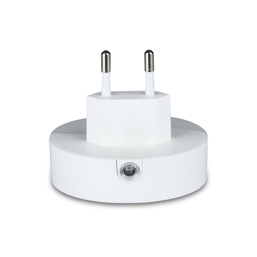 LED-Steckdosen-Nachtlicht mit Dämmerungssensor 2xUSB LED/0,45W/230V 3000K