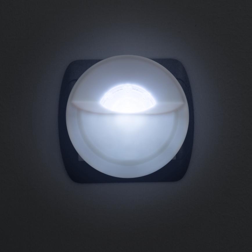 LED Steckdosen-Orientierungsleuchte mit Sensor LED/1W/230V 6000K