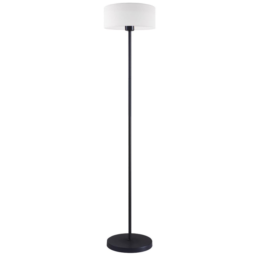 LED-Stehlampe TUNJA 1× E27/20 W/230 V, Ø 30 cm, schwarz/weiß