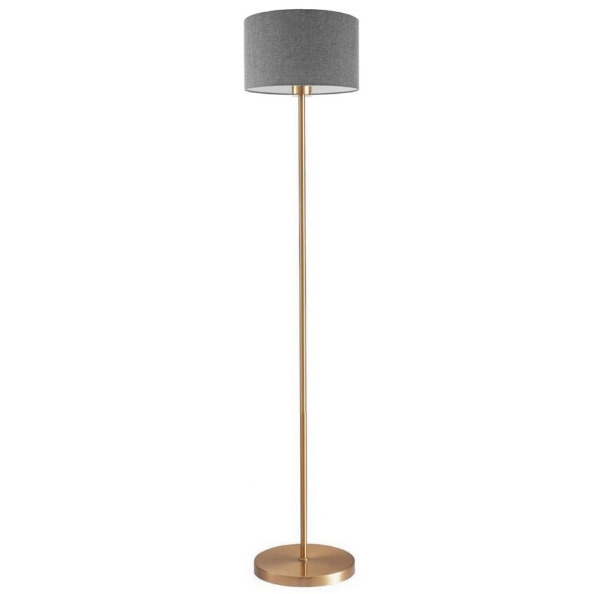 LED-Stehleuchte TUNJA 1xE27/20W/230V Ø 30 cm gold/grau