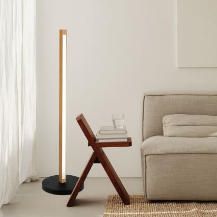 LED Stehleuchte VERDE LED/18W/230V 3000K Eiche/Schwarz