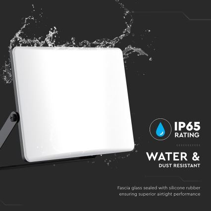 LED-Strahler LED/100W/230V 3000/4000/6500K IP65 schwarz