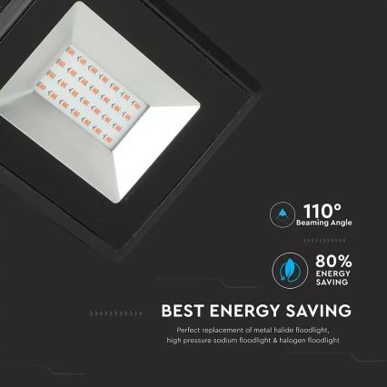 LED-Strahler LED/20W/230V IP65 rosa Licht