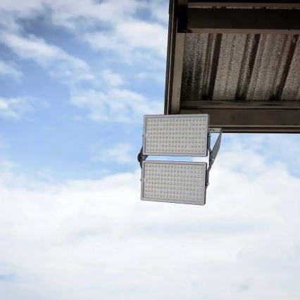 LED Strahler LED/500W/230V 6500K IP65 grau