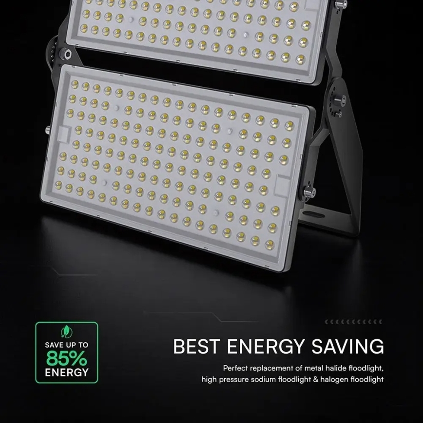 LED Strahler LED/500W/230V 6500K IP65 grau