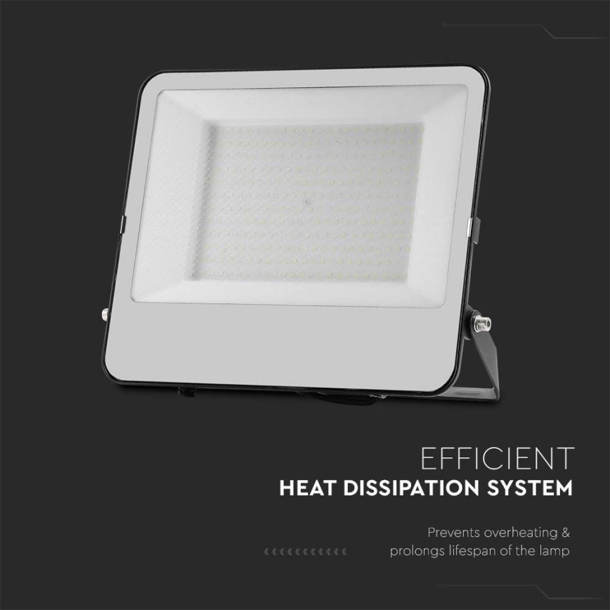 LED-Strahler SAMSUNG CHIP LED/200W/230V 4000K IP65 schwarz