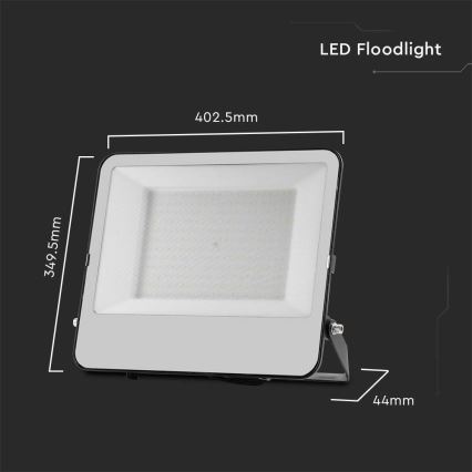 LED-Strahler SAMSUNG CHIP LED/200W/230V 4000K IP65 schwarz